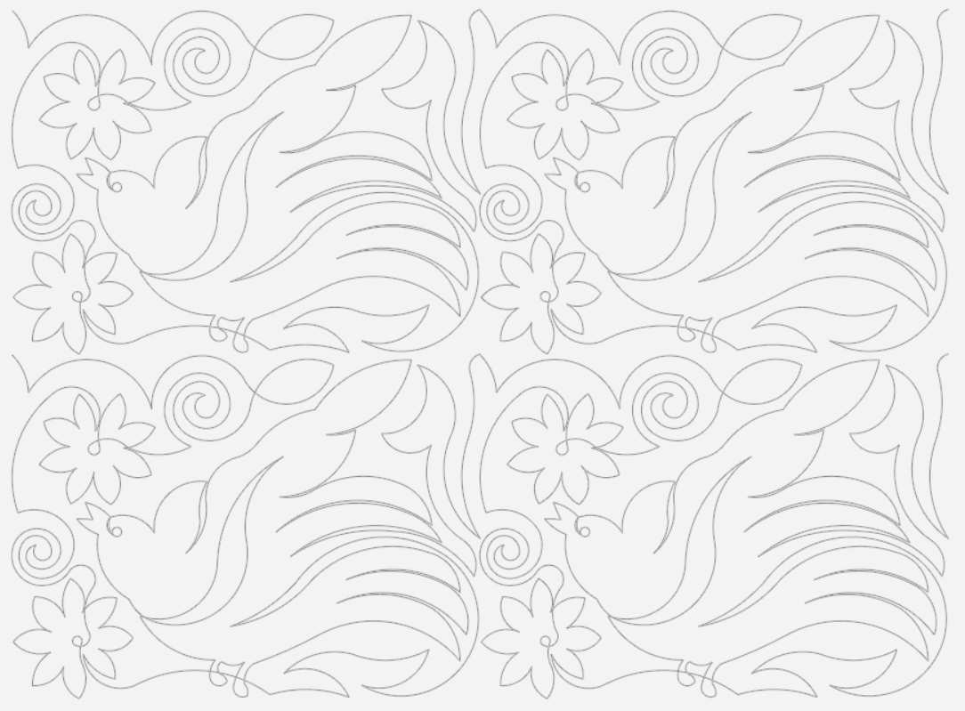 Florals - Bird In Garden