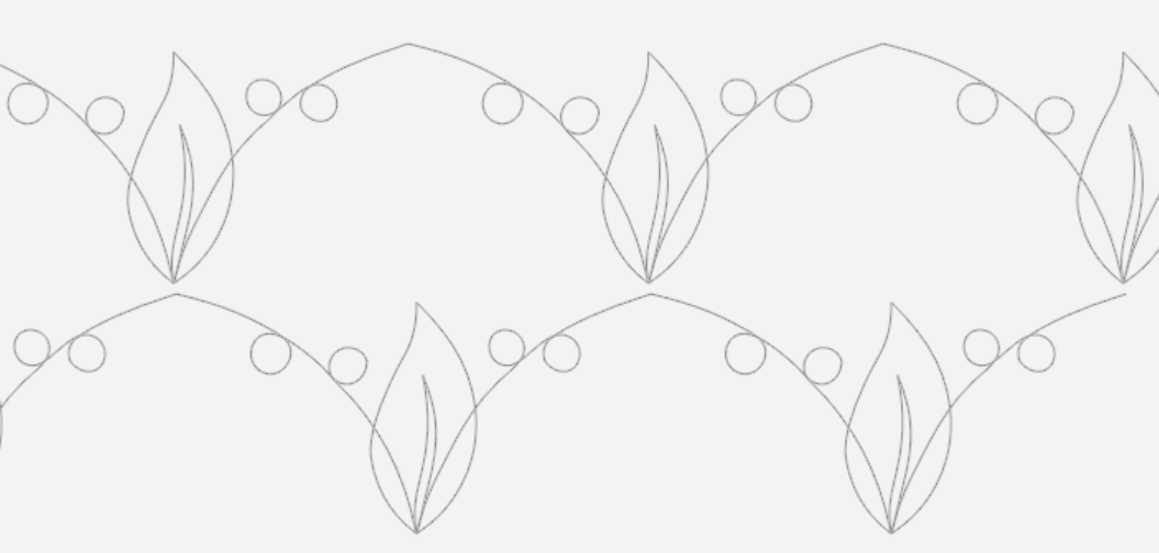 Florals - Leaves & Circles Triangles